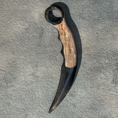 Horn-Kerambit-Bambusmatten-Design