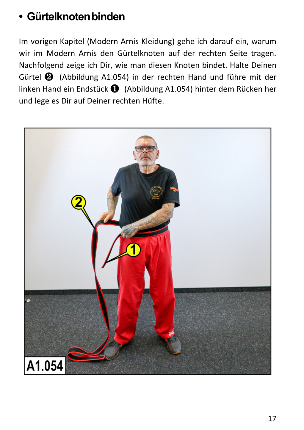 Kosa - Gürtel binden