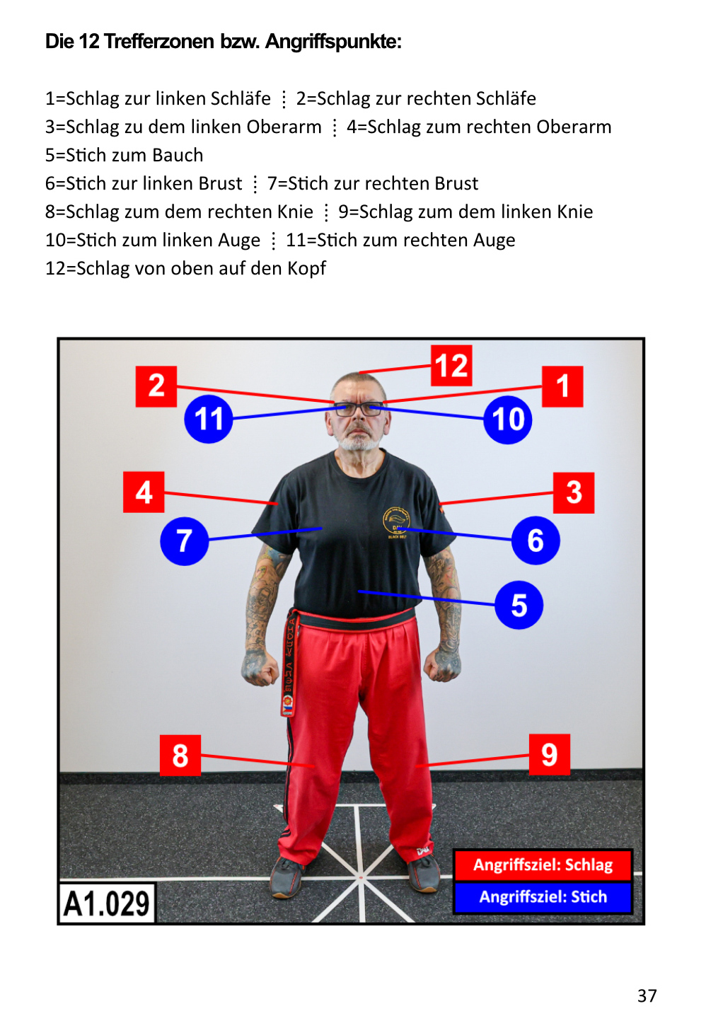 Kosa - Angriffspunkte
