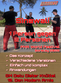 Sinawali - 1 Person gegen 2 Personen