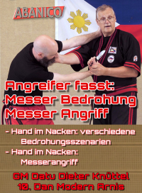 Bedrohung und Messer Angriff
